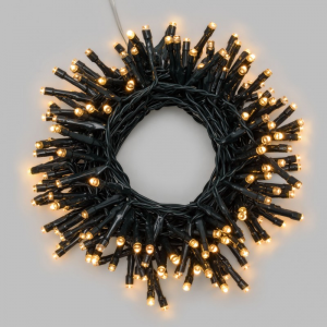 CATENA 300 LED LUCE CALDA 5MM- batteria