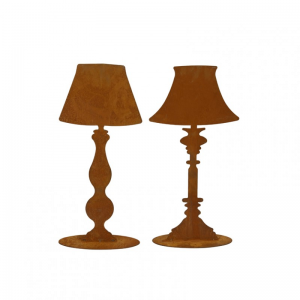 LAMPADA FERRO H60cm 2ASS.-rusty