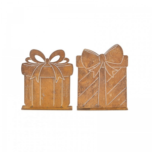 PACCO REGALO FERRO H25,5/27cm 2ASS.-rust