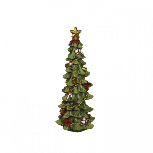 ALBERO RESINA 9X8,5 H24cm - green
