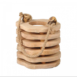 PORTACANDELA LEGNO D29 H27 CM