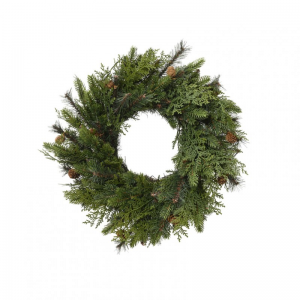 CORONA CIPRESSO C/PIGNE D40 - green