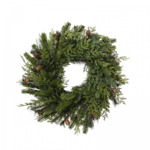 CORONA CIPRESSO C/PIGNE D60 - green