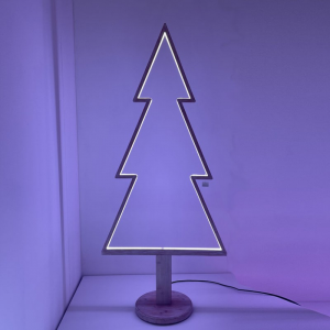 ALBERO ABETE C/LUCE LED H145 CM -rgb