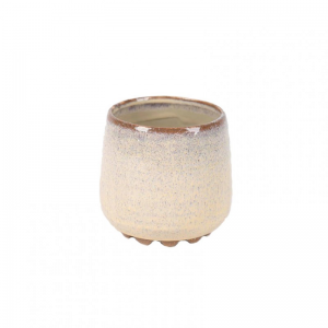 VASO GLAZURA D12,2 H11,5 cm - beige