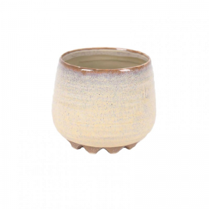 VASO GLAZURA D15,3 H13,2 cm - beige