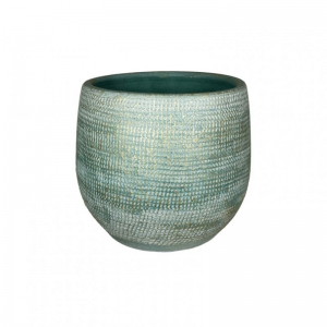 VASO TOKIO D16XH14CM - aqua