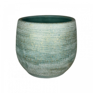 VASO TOKIO D24XH22CM - aqua