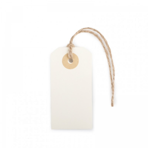 CARTELLINO CARTA 4X8CM 100 pz