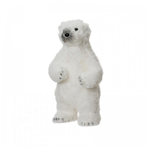 ORSO PELLICCIA 13X15XH29cm - white