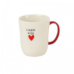 TAZZA CERAMICA CUORE LITTLE KISS D9 H10