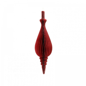 DECORO carta FSC100% D80 H22cm - red
