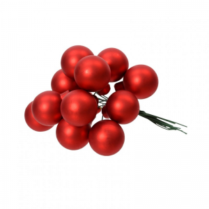 PICK SFERA D2cm 144pz - xmas red opaco