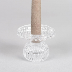 CANDELABRO VETRO COMTESSE D9,4 H8CM