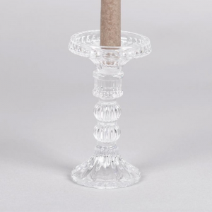 CANDELABRO VETRO COMTESSE D9,4 H14 CM