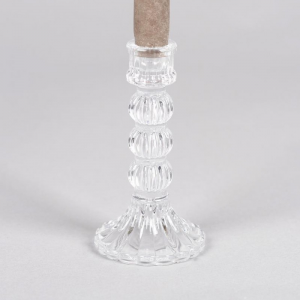 CANDELABRO VETRO CRINOLINE D8 H15 CM