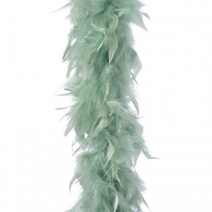 BOA PIUME 184 CM-eucalyptus