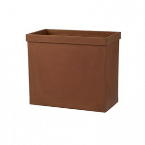CASSETTA LISCIA 70X62 cm - corten