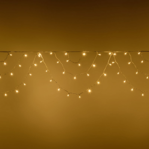 GARLAND 115 LED LUCE CALDA 4M+350XH40 cm