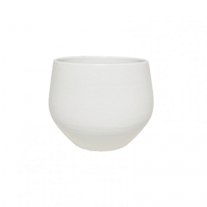 VASO PETRA D19 H16CM - bianco
