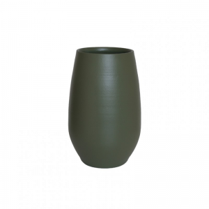 VASO PETRA D23 H35CM - verde