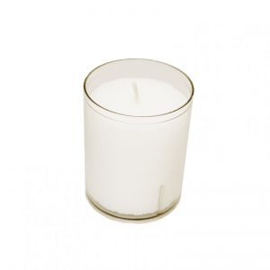 S/3 CANDELE BICCH. PLASTICA D5 H6,5 CM