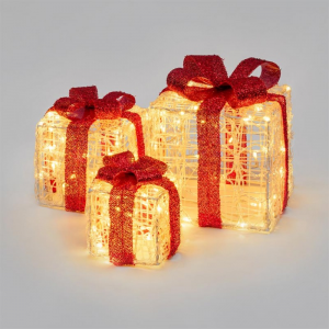 PACCO REGALO DUAL LED 3 PEZZI H25/20/15