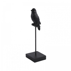 UCCELLINO SU BASE POLYSTONE 6,5XH20black