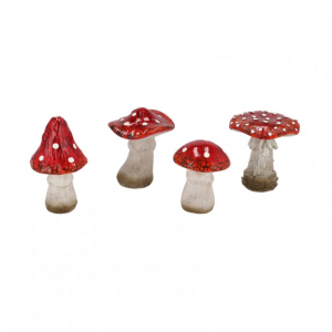 FUNGO CERAMICA 8X8 H10cm - 4 ass.