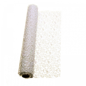 ROTOLO DECOR MESH CM 48X5 YDS - avorio