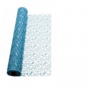 ROTOLO DECOR MESH CM 48X5 YDS - azzurro