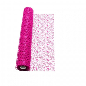 ROTOLO DECOR MESH CM 48X5 YDS - fucsia