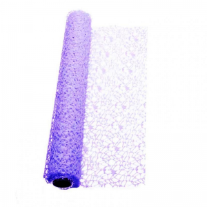 ROTOLO DECOR MESH CM 48X5 YDS - viola