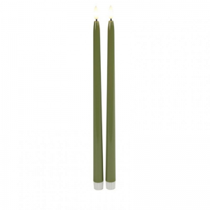 CANDELA LED pz2 mm220x380 (220/380)verde