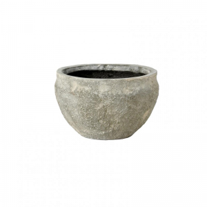 VASO CONCRETE D31 H28,5 CM -moss grey