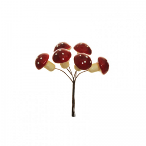PICK FUNGHI X6 H10,5 pz12 PK - red