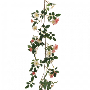 ROSA CANINA festone 160cm RO-cream/pink*