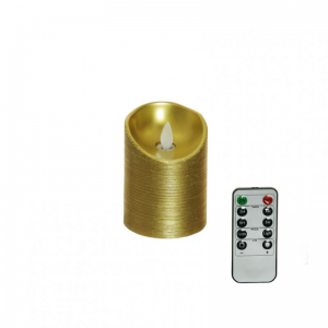 CANDELA LED D7,5 H10 - gold
