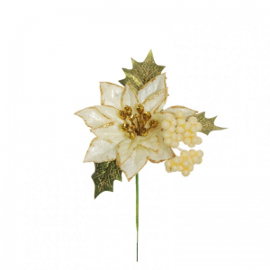 STELLA DI NATALE H16 pz12 - ST cream
