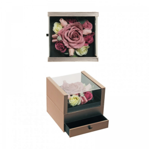 FIORE SAPONE C/SCAT. 18X17,5X15,5 pink