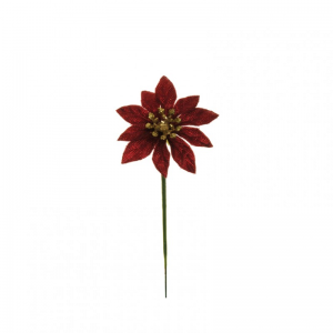 PICK POINSETTIA H12 pz36 PK - burgundy