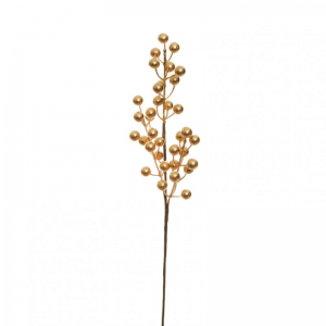 BACCHE ILEX ramo X3 H41 BA - gold *