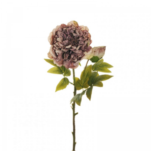 PEONIA dry look silk H58cm PE - purple