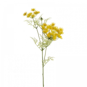 FIORE DI CAROTA ramo X3 H72 CA-yellow*