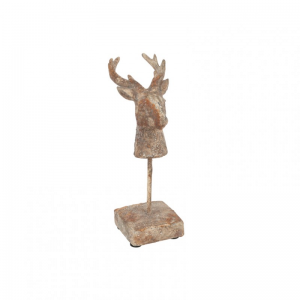 TESTA CERVO ceram.10,5X8 H21,5 - grey