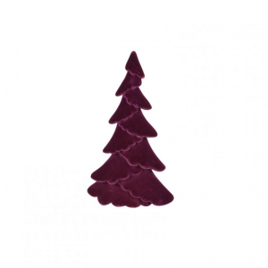 ALBERO NATALE FLOCCATO 29X29 H46  viola