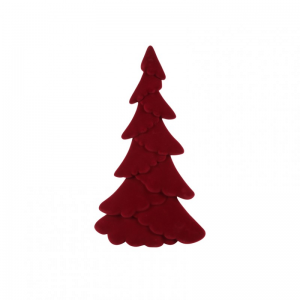 ALBERO NATALE floccato 36X36 H61 - red