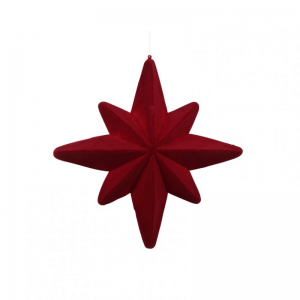 STELLA DA APP FLOCCATA 7X48 H48 - red