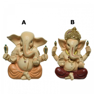 STATUA GANESH RES.H21CM 2MOD.