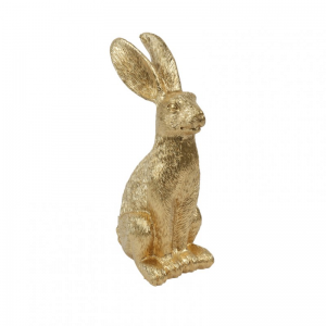 LEPRE POLIRESINA 10X13 H28 - gold